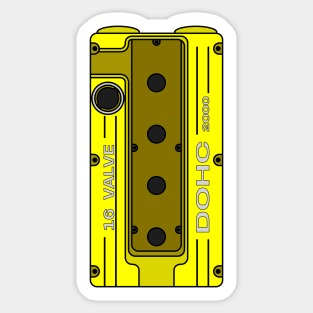 Yellow 4G63 Sticker